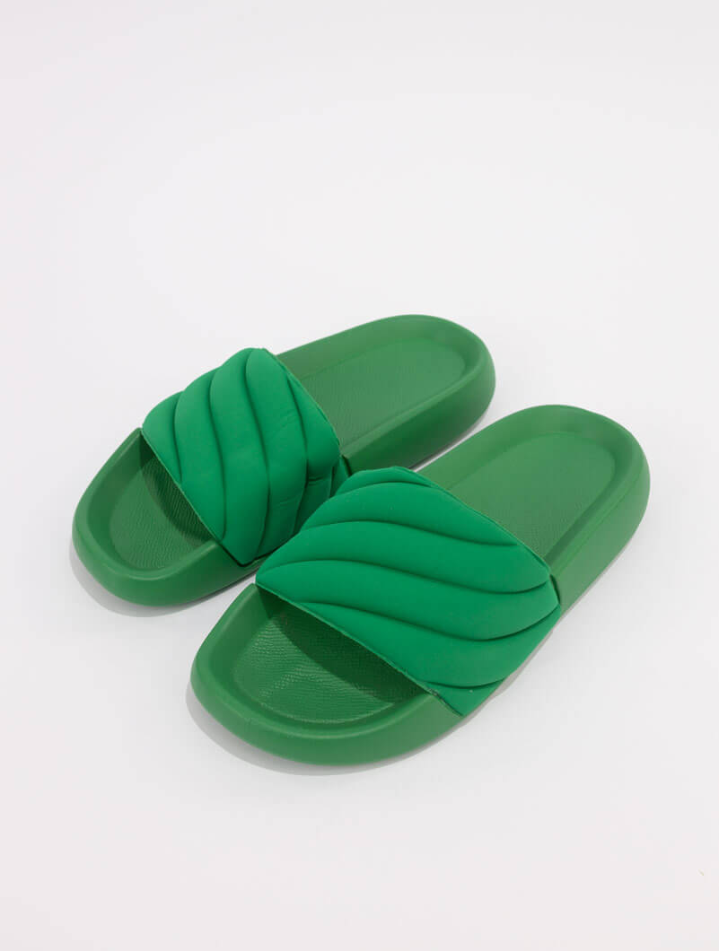 Mules à bride rembourrée